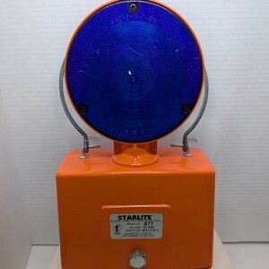 STARLITE Model 877 Bi-Directional railway FAIL SAFE BLUE LIGHT -- No Battery